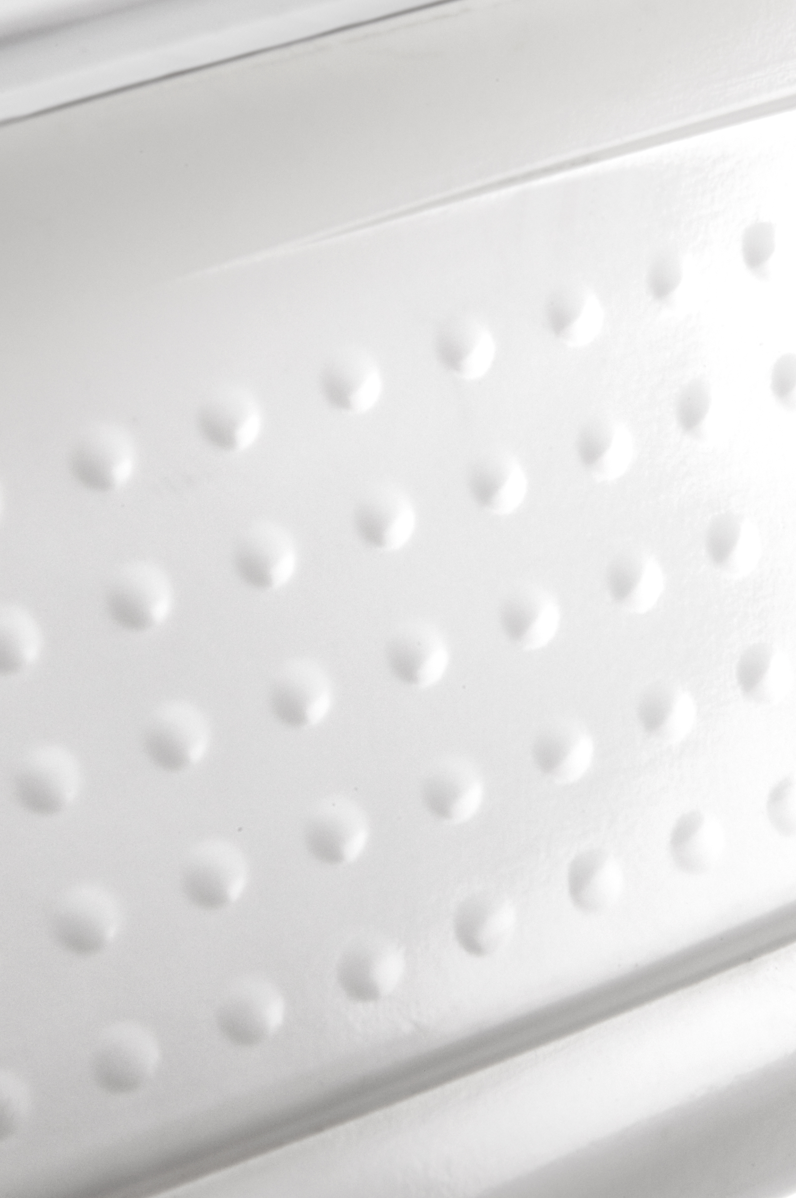 White CPET embossing and texture tray